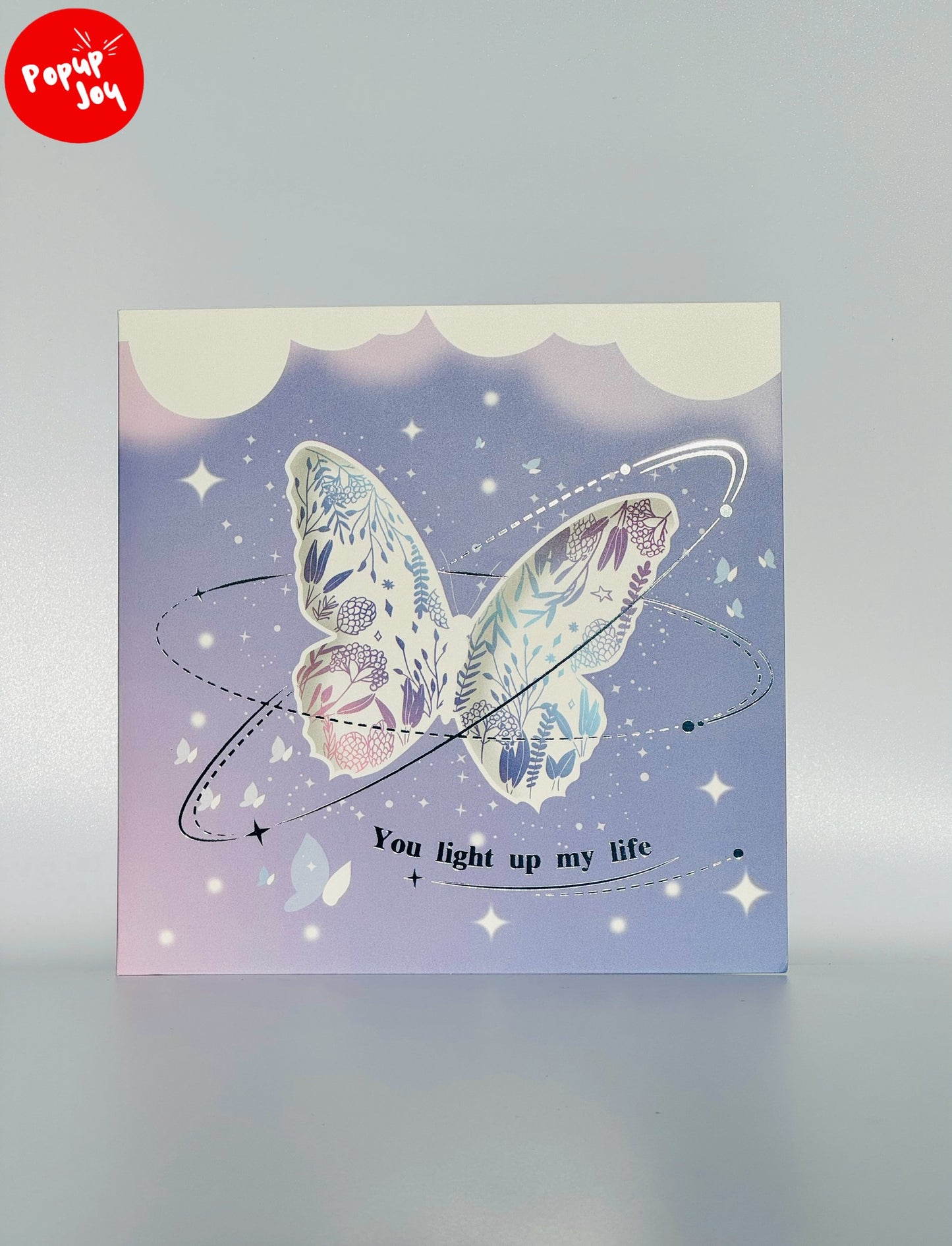 Crystal Butterfly 3D Pop Up Card
