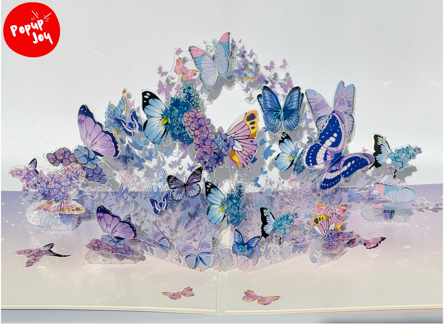 Crystal Butterfly 3D Pop Up Card