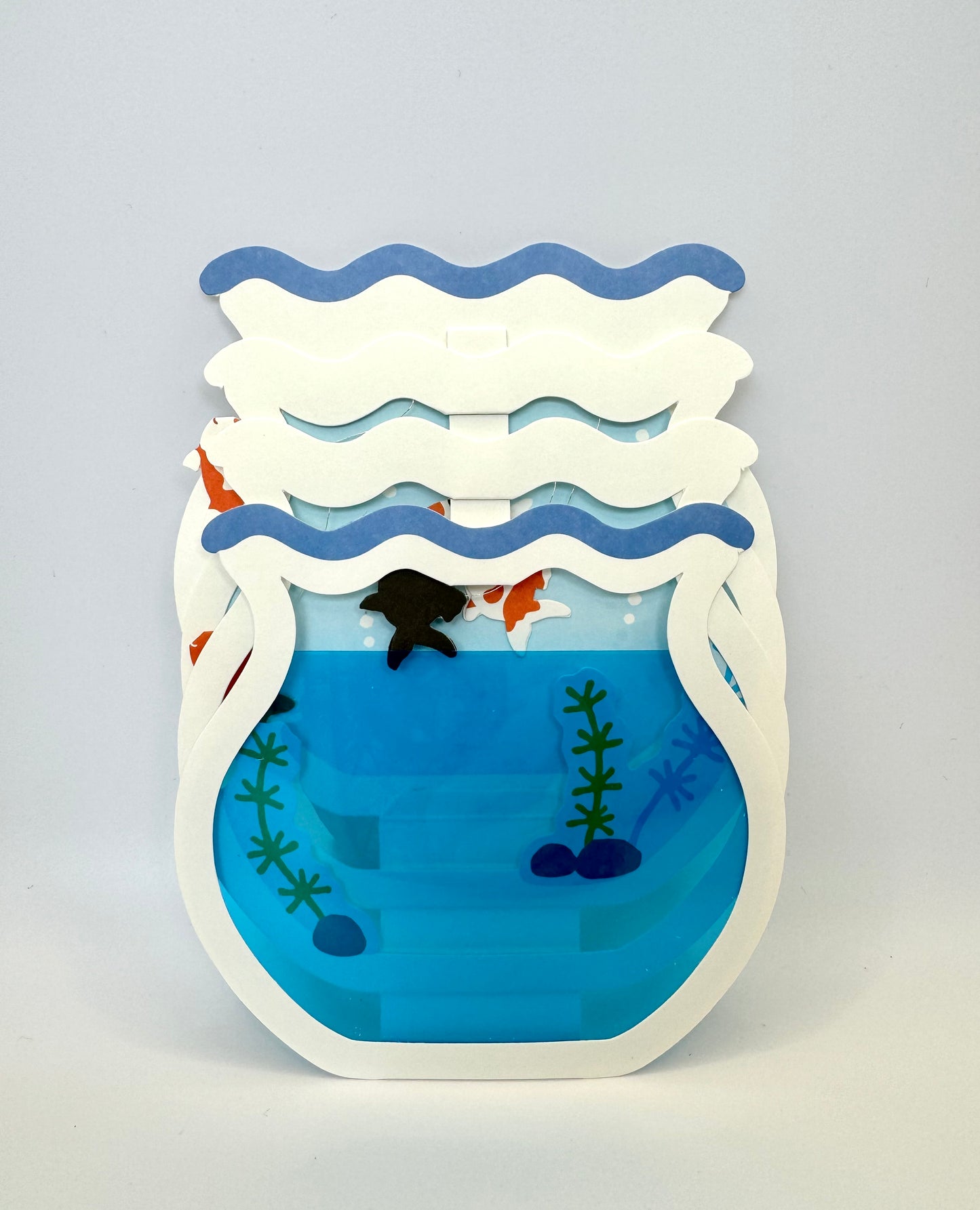 Fish Tank, a Underwater World 3D Pop Up Card