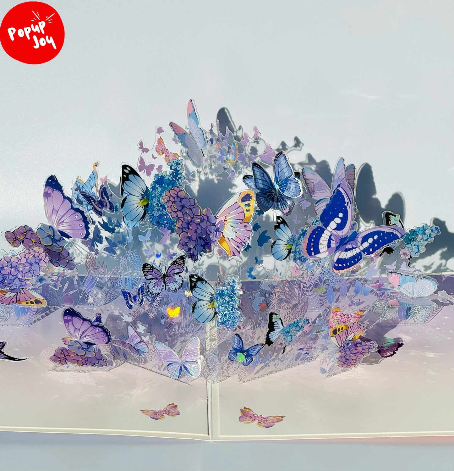 Crystal Butterfly 3D Pop Up Card