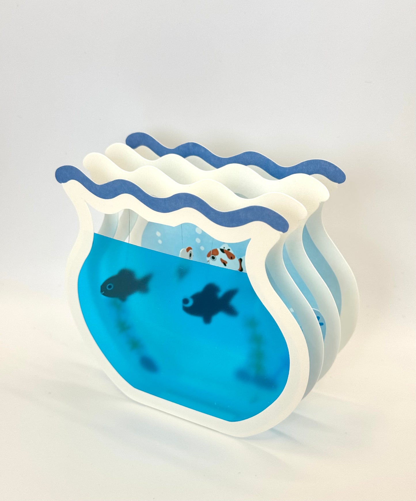 Fish Tank, a Underwater World 3D Pop Up Card