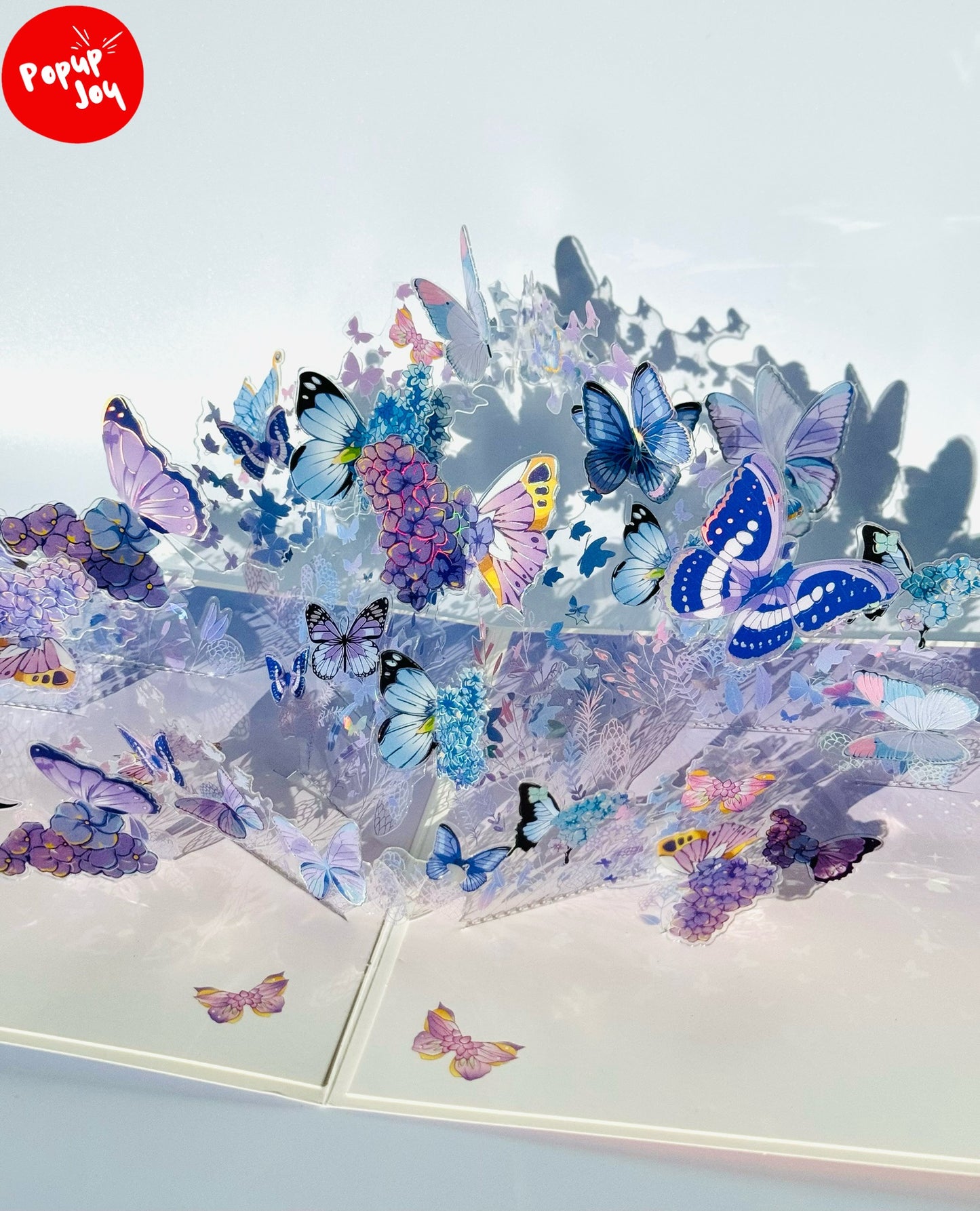 Crystal Butterfly 3D Pop Up Card