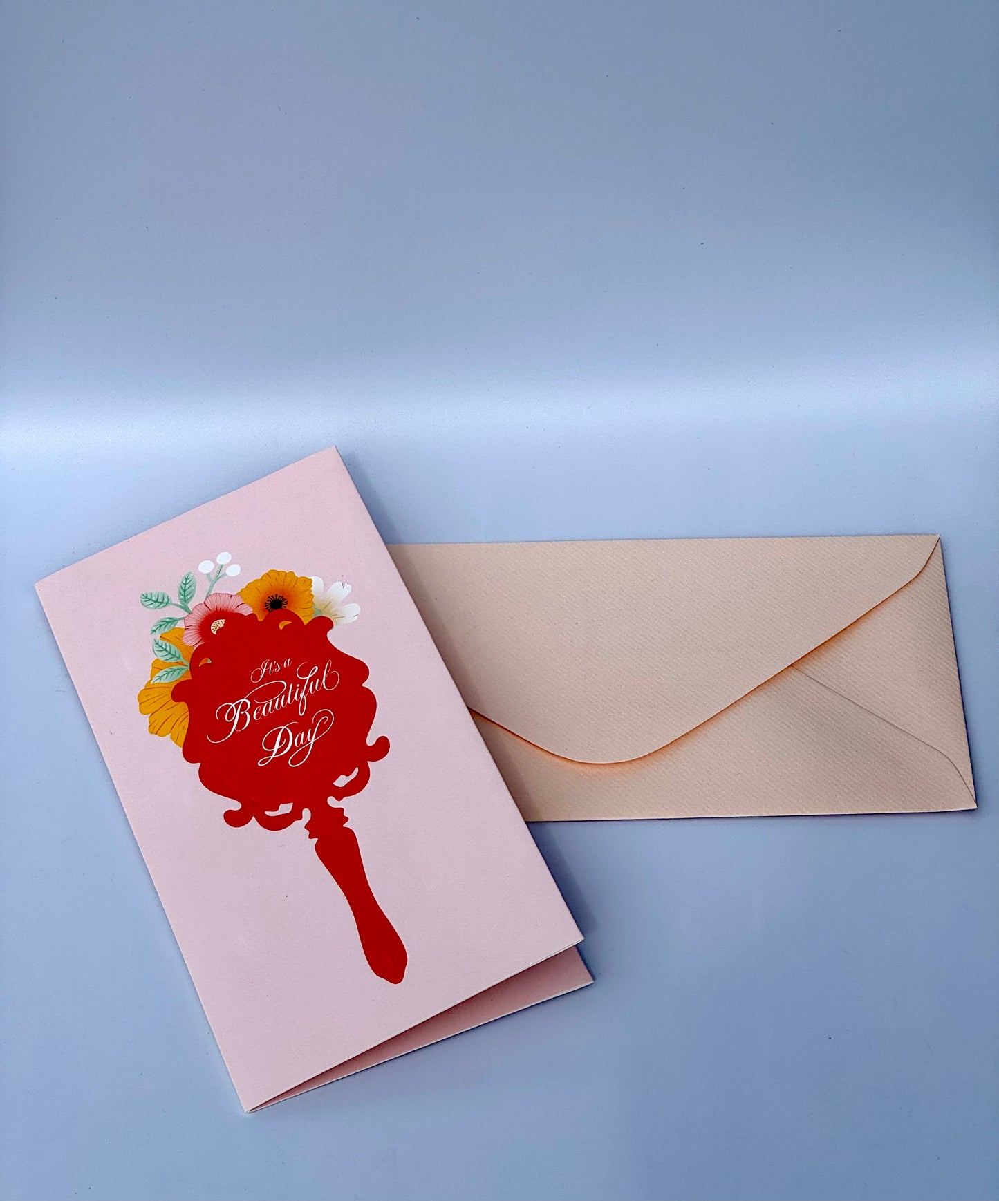 Magic Mirror with Flowers 3D Pop Up Card