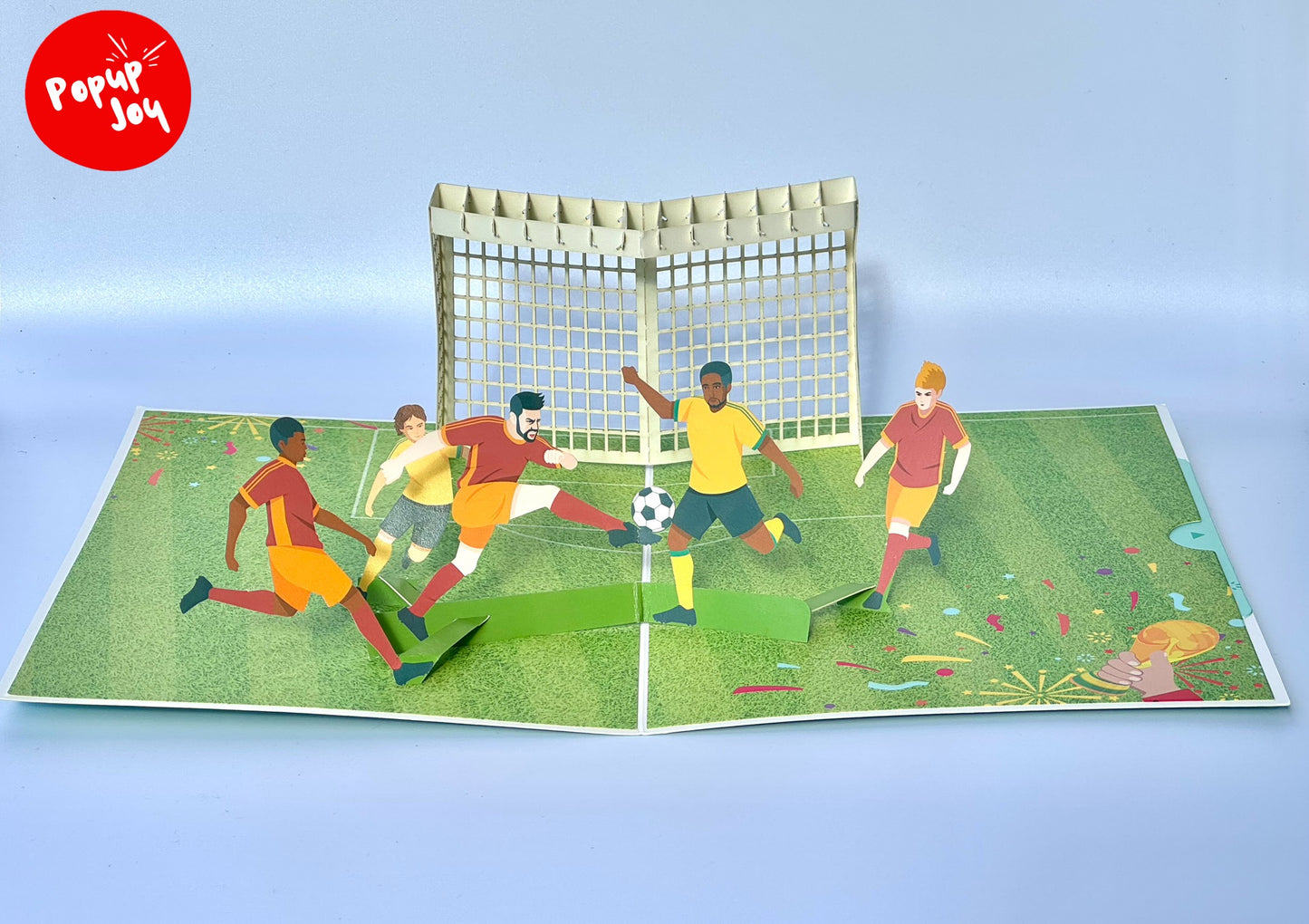Soccer Football Olympics 3D Pop Up Card