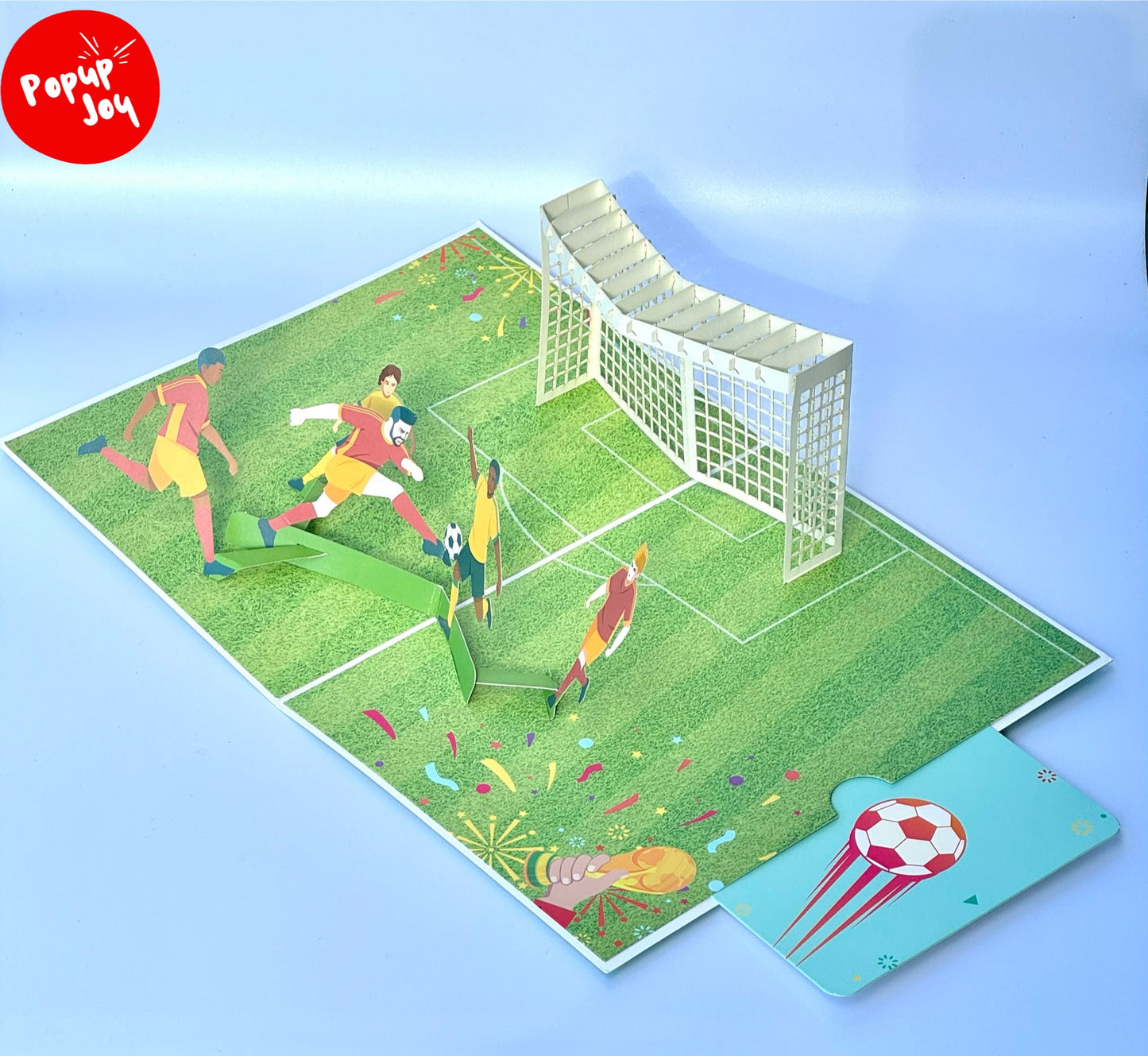 Soccer Football Olympics 3D Pop Up Card