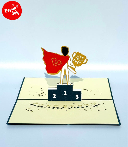 Best Dad 3D Pop Up Card
