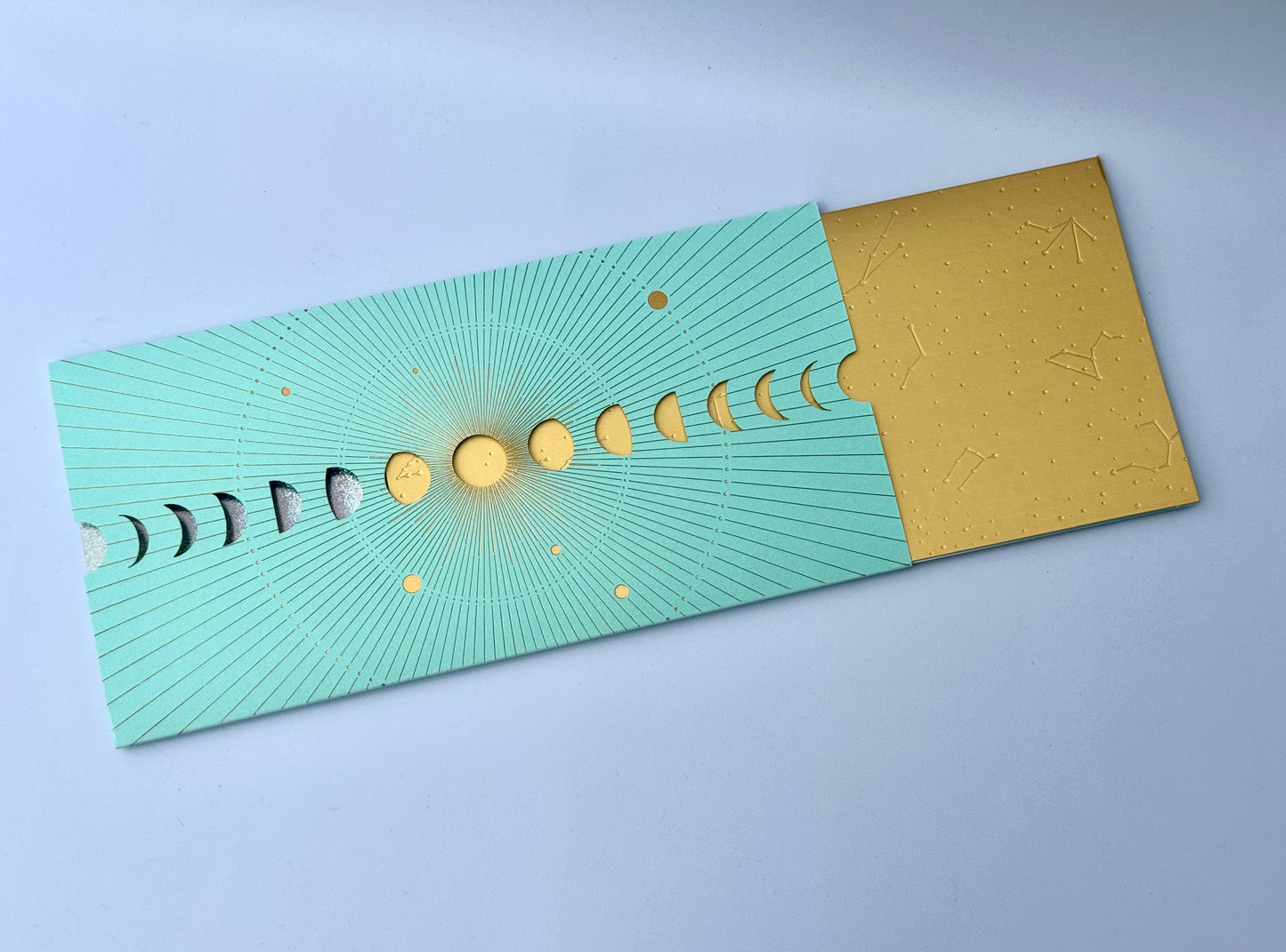 Phases of Moon Pop Up Card