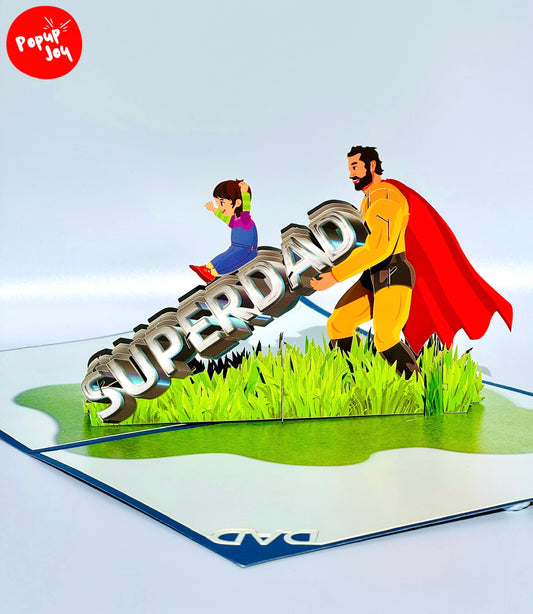 Super Dad 3D Pop Up Card
